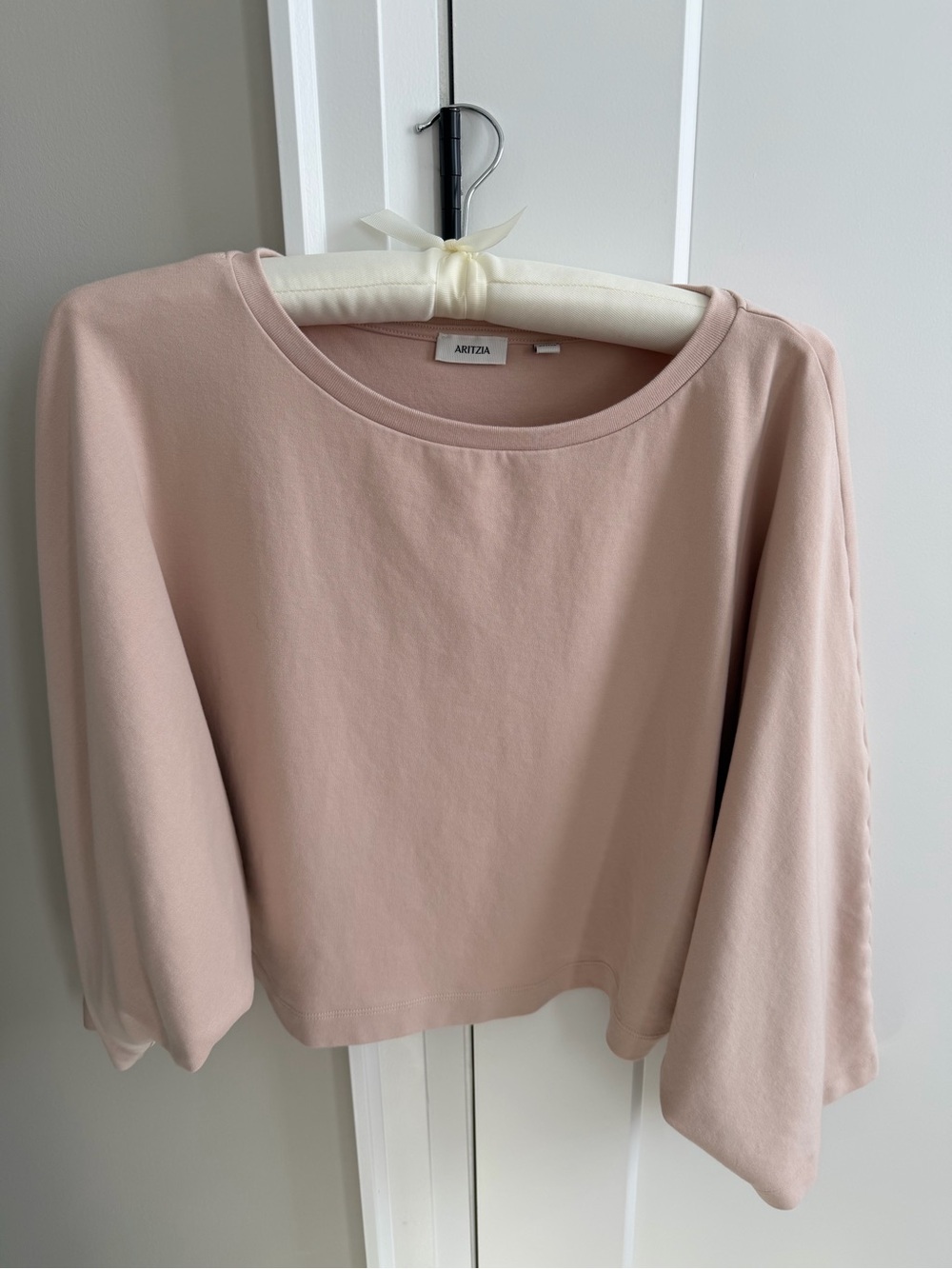 Aritzia Light Blush Pink Boxy Sweatshirt(NWOT)